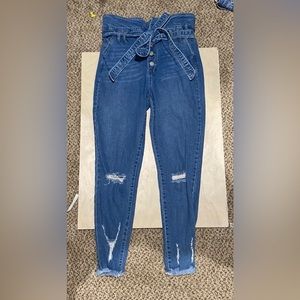 Black Label Paper Bag Denim Jeans